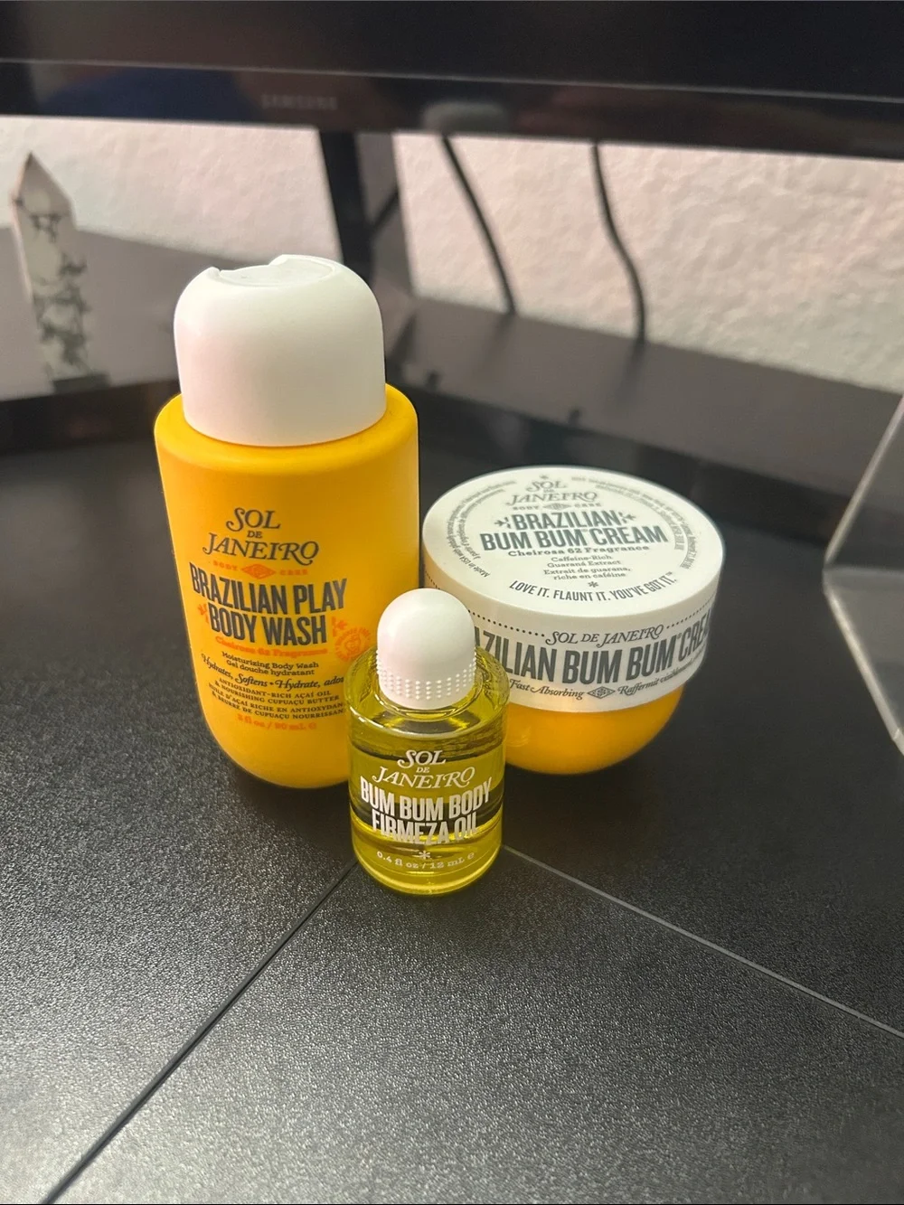 Sol de Janeiro Yellow Brazilian Play Body Wash & Bum Bum Cream Trio